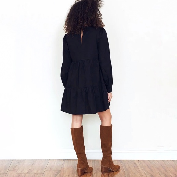 Paneros Oliva Black sling Sleeve Mini Dress S - Picture 2 of 7